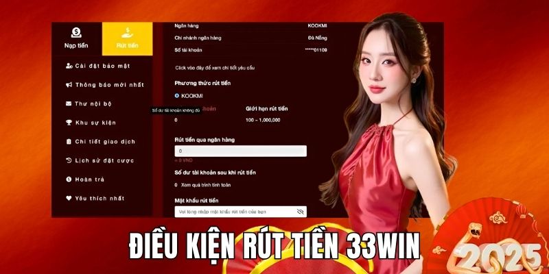 Điều kiện đổi thưởng tại 33WIN nên nắm bắt rõ ràng